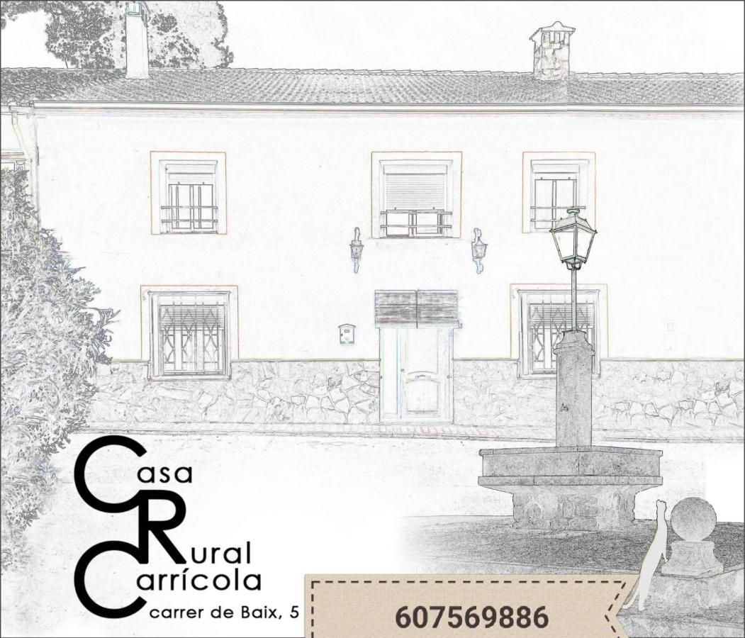 Casa Rural Carrícola Dış mekan fotoğraf